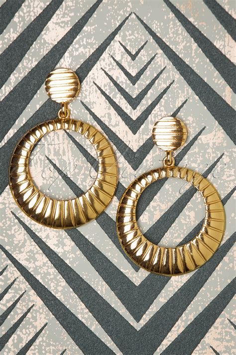 celine circular earrings|vintage Celine earrings.